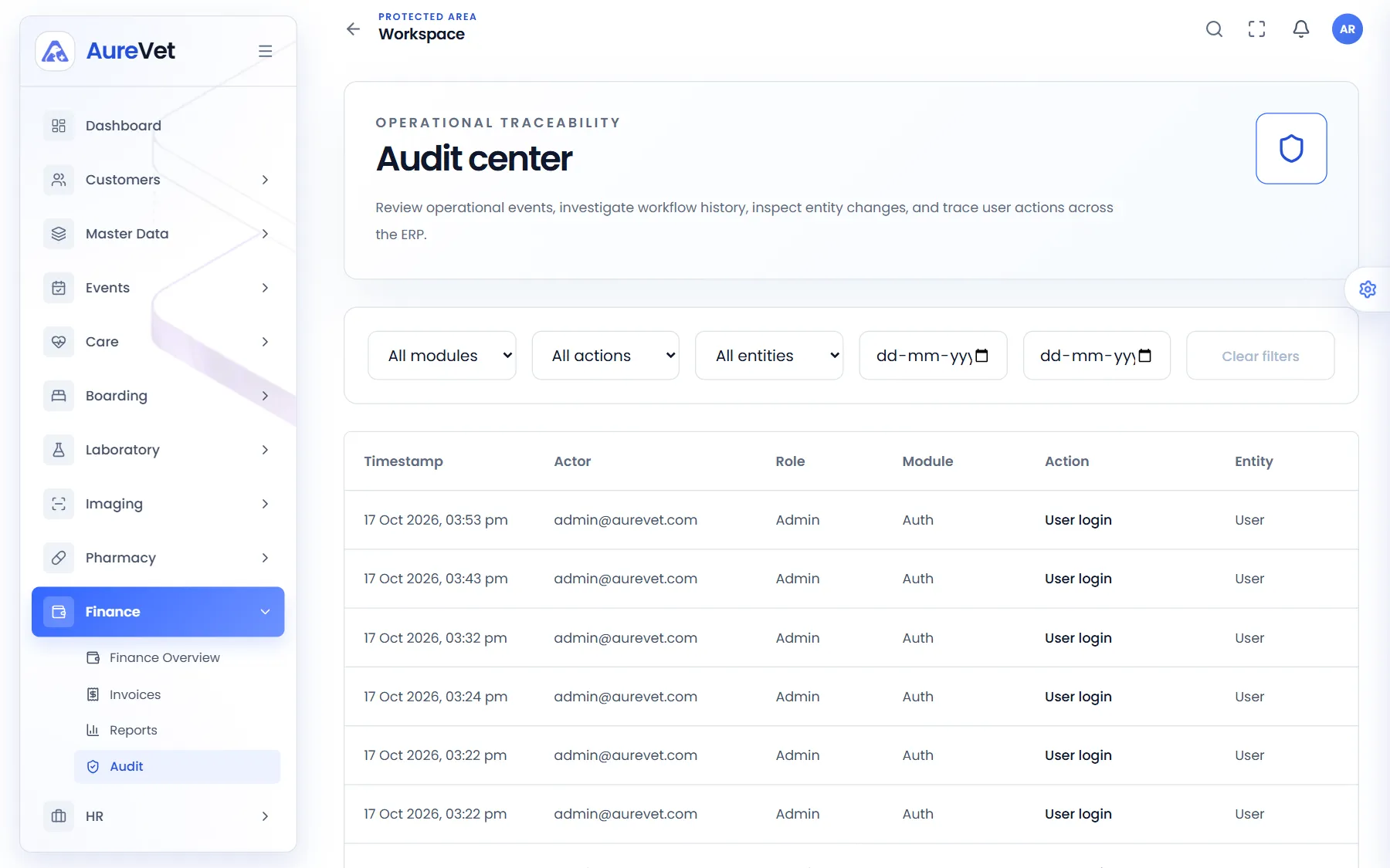 Audit center