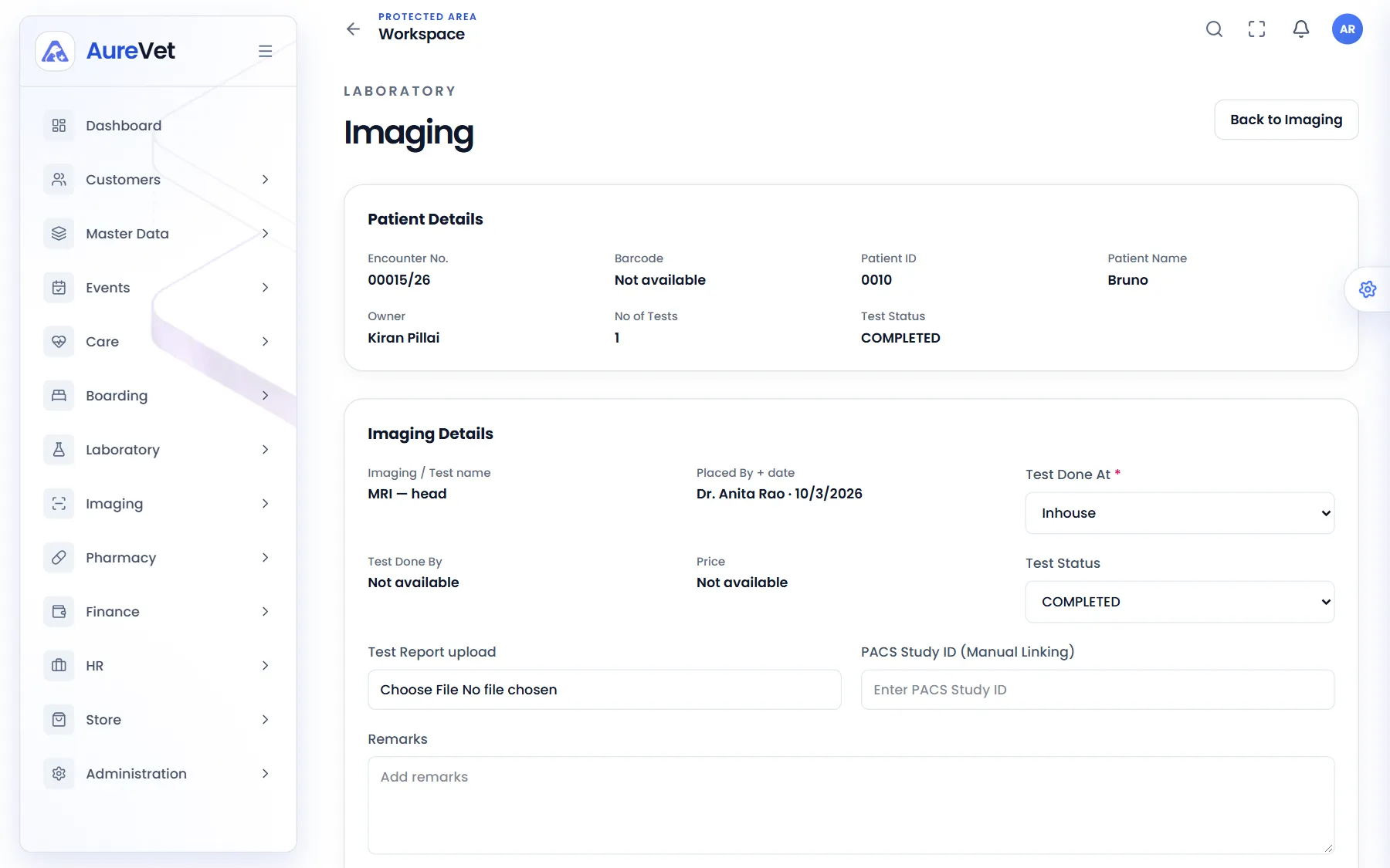 Imaging study